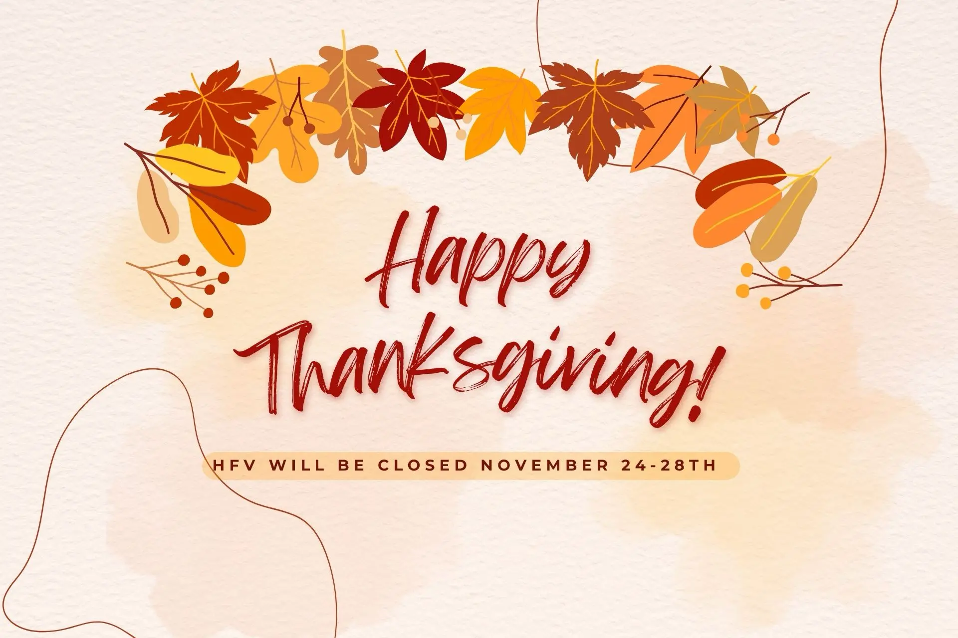 Thanksgiving Closed